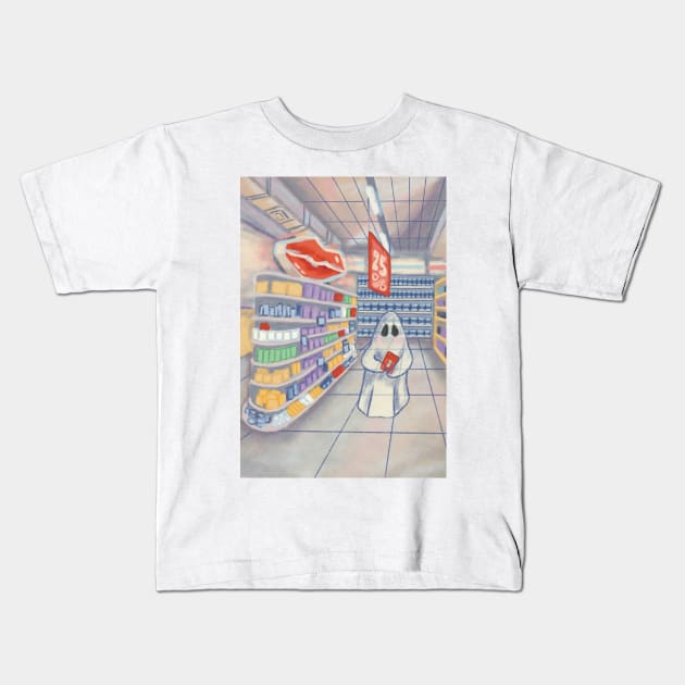 Ghost in a pharmacy Kids T-Shirt by danyellysdoodles